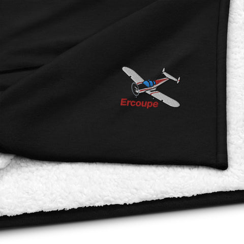 Custom Premium Embroidered Sherpa Blanket
