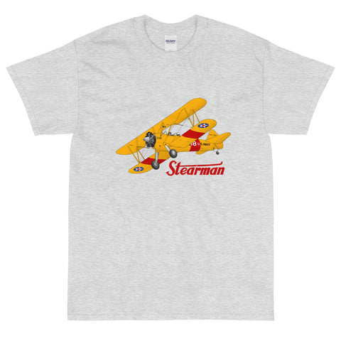 Stearman Airplane T-Shirt - Personalized with Your N#
