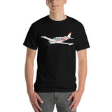 Custom Airplane T-Shirt (﻿﻿AIR2552FEA36-MG1) - Personalized w/ your N#