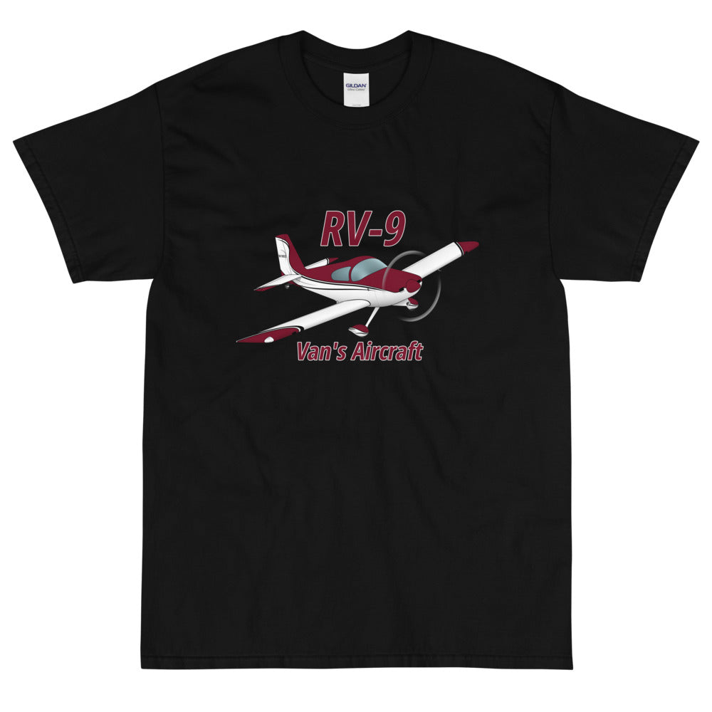 RV-9 Van's Aircraft Custom Airplane T-Shirt  - Personalized with your N#