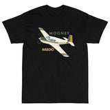 Mooney M20C (AIRDFFM20-GO1) Airplane T-Shirt - Add Your N#