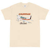 Grumman Cheetah Custom Airplane T-Shirt (﻿﻿AIR7IL385AA5-OB2)- Personalized with your N#