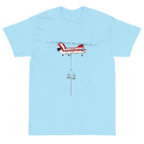 Custom Helicopter with tower T-Shirt HELI2F5BV107IIT-RB1