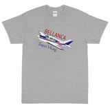 Bellanca Super Viking (Blue/Red) Airplane T-Shirt - Personalized w/ Your N#