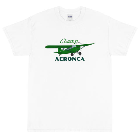 Aeronca Champ Custom Airplane T-Shirt (﻿﻿AIRJ5I381-G2)- Personalized with your N#
