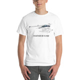 I'd Rather Be Flying Custom Airplane T-Shirt (AIR35JJ1856C-BG1) - Add Your N#