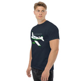 Mooney M20C (Green) Airplane T-shirt (AIRDFFM20C-G1) - Add Your N#