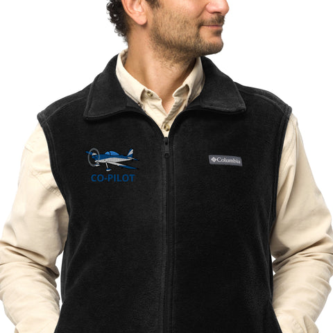 Custom Embroidered Men’s Columbia fleece vest
