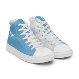 Custom Men’s High Top Canvas Shoes - Add your Aircraft
