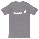 Custom Airplane Men’s MC1086 Premium Heavyweight T-shirt