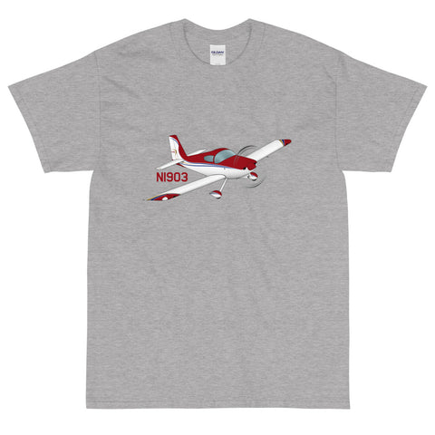 Airplane Custom T-Shirt AIRM1EIM7-RBG1 - Personalized with your N#
