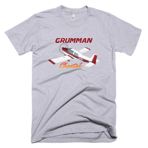 Grumman American AA-5A Cheetah Airplane T-shirt- Personalized with N#