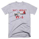 Van's Aircraft RV-6 (RV6) Airplane T-shirt - Personalized with Your N#
