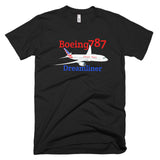 Boeing 787 Dreamliner "Dream Team" Airplane T-shirt - Personalized with N#