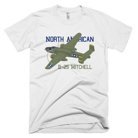North American B-25 Mitchell Airplane T-shirt - Personalized with Your N#