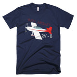 Van's Aircraft RV-8 (RV8) Airplane T-shirt - Personalized with Your N#