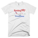 Boeing 787 Dreamliner "Dream Team" Airplane T-shirt - Personalized with N#