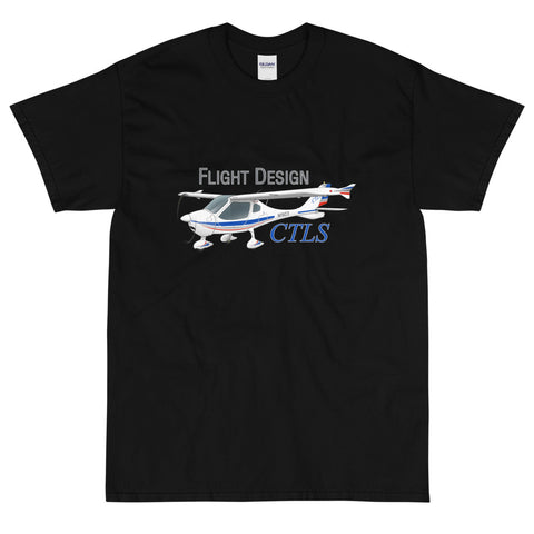 Airplane Custom T-Shirt AIR6C9CTLS-SBR1 - Personalized with your N#