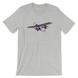 Ultra Light Airplane (Yellow/Purple) T-Shirt - AIR8LI-YP1