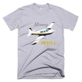 Mooney M20J / 201 Airplane T-shirt- Personalized with N#