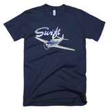 Globe / Temco Swift (Blue) Airplane T-shirt - Personalized with Your N#