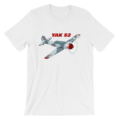 Yakovlev Yak-52 Airplane T-shirt - Personalized with N#