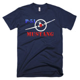 North American P-51 Mustang Airplane T-shirt - Personalized with Your N#