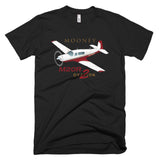 Mooney M20R Ovation 2 (Maroon) Airplane T-shirt - Personalized with Your N#