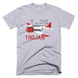 North American T-28 Trojan Airplane T-shirt- Personalized with N#