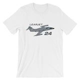 Learjet 24 Airplane T-shirt - Personalized with N#