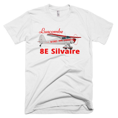 Luscombe 8E Silvaire Airplane T-shirt - Personalized with Your N#