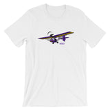 Ultra Light Airplane (Yellow/Purple) T-Shirt - AIR8LI-YP1