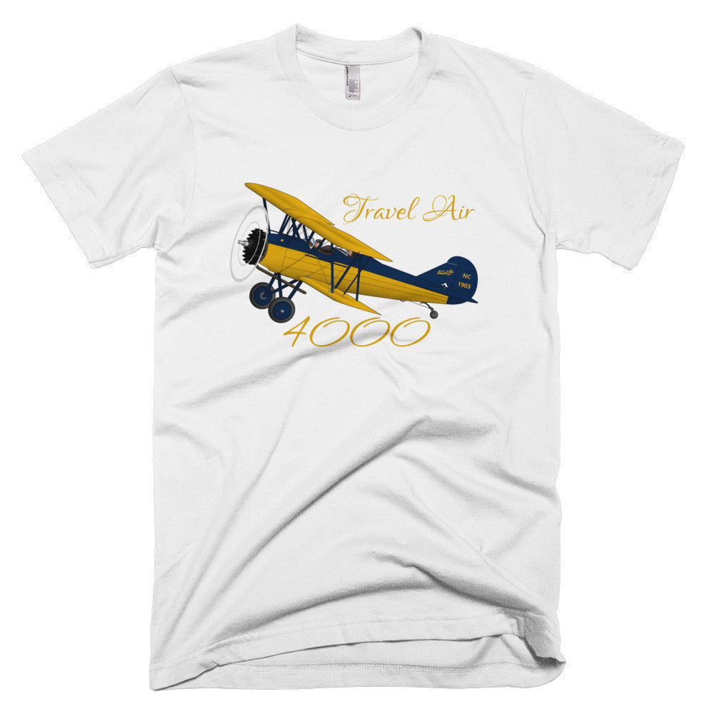 Curtis Wright Travel Air 4000 Airplane T-shirt- Personalized with N#