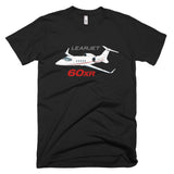 Learjet 60XR Airplane T-shirt - Personalized with N#
