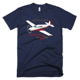 Mooney M20R Ovation 2 (Maroon) Airplane T-shirt - Personalized with Your N#