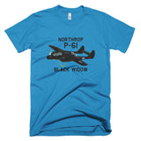 Northrop P-61 Black Widow (Black) Airplane T-shirt - Personalized with N#