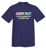 Daddy Pilot Airplane Aviation T-Shirt