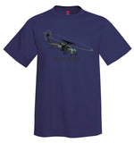 Sikorsky HH-60 Pave Hawk (Black) Helicopter T-Shirt - Personalized with Your N#