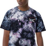 Custom Oversized Tie-Dye Embroidered T-Shirt