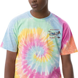 Custom Oversized Tie-Dye Embroidered T-Shirt