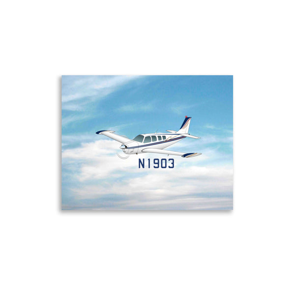 Custom Airplane Photo Paper Poster – Flyboy Toys