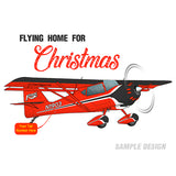 Flying Home For Christmas Airplane Theme