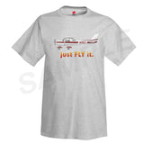 just Fly it Aviation Theme T-Shirt - Personalized w/ Your Airplane