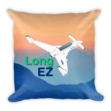 Rutan Model 61 Long-EZ Airplane Custom Throw Pillow Case Stuffed & Sewn