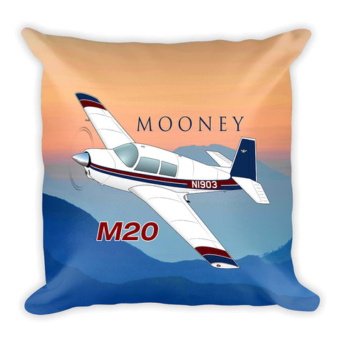 Airplane Custom Throw Pillow Case Stuffed & Sewn