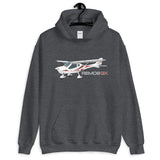 Remos GX Gildan Hoodie - Personalized w/ your Airplane Aircraft