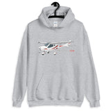 Remos GX Gildan Hoodie - Personalized w/ your Airplane Aircraft