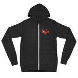 Custom Lightweight Bella + Canvas 3939 Zip Hoodie (with Left chest and back print)