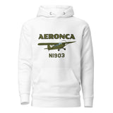 Aeronca Champ (Olive Green) Unisex Premium Hoodie - Add Your N#
