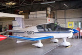Airplane Design (Silver/Blue) - AIRIF2DR400-SB1